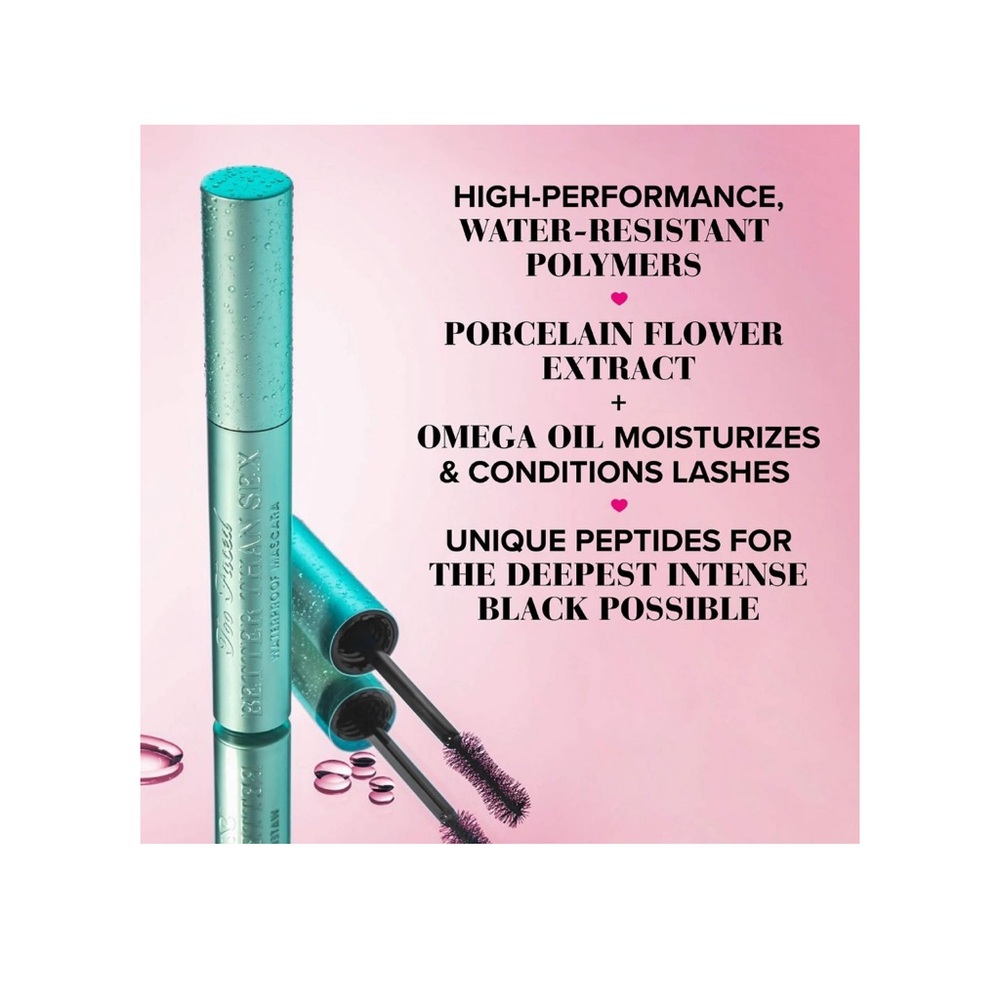 Too Faced - Better Than Sex - Waterproof Mascara - Black - Full Size - Picture 5 of 6